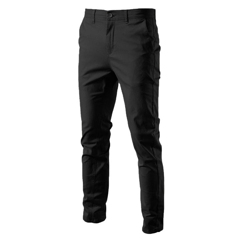 Autumn New Men's Casual Pants Breathable Men's Wear Japanese Youth Business Versatile Thickened Cotton Pants