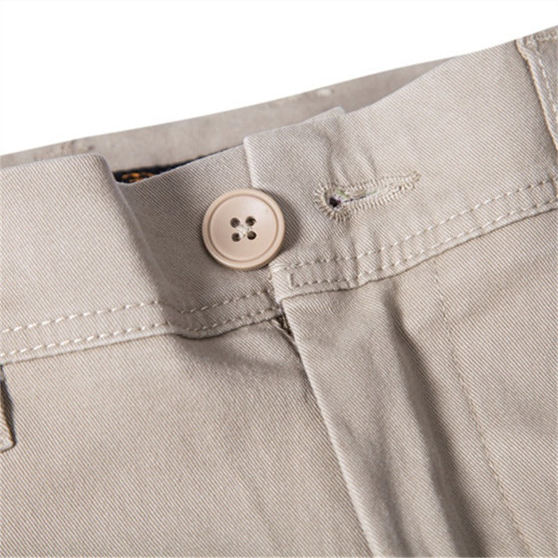 Autumn New Men's Casual Pants Breathable Men's Wear Japanese Youth Business Versatile Thickened Cotton Pants