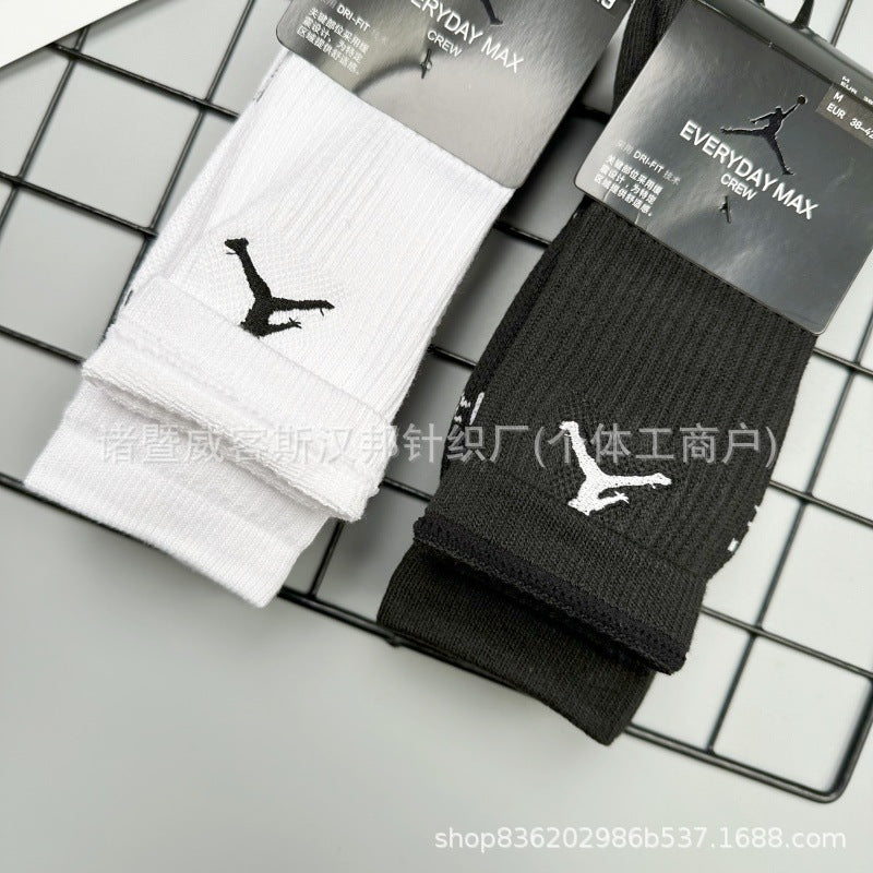 Basketball Socks AJ Jordan Socks Men&#039;s Long Socks Wholesale Towel Bottom Thickened Elite Socks Sports Socks Sweat-absorbent Socks